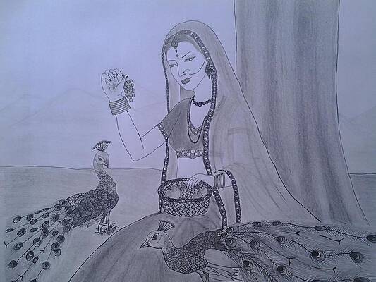 Hello everybody  Cute little Meera Bai for you all  By My  Creative Corner  Facebook