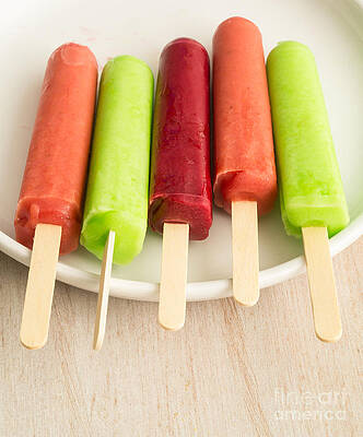 Wall Art - Photograph - Popsicles Ice Cream Frozen Treat #3 by Edward Fielding
