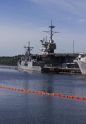 Wall Art - Photograph - Puget Sound Naval Shipyard wa8 #1 by Cathy Anderson