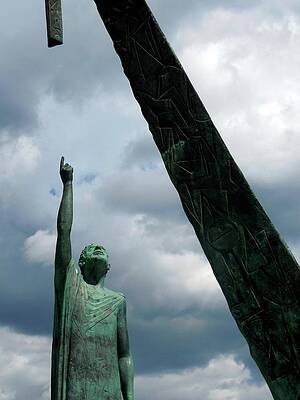 Wall Art - Photograph - Pythagoras Monument #2 by Science Photo Library