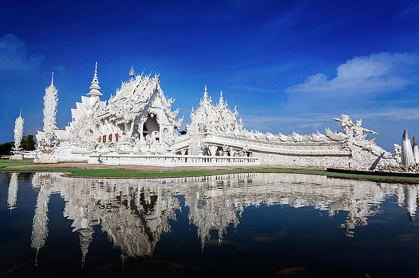 Wall Art - Photograph - Rong Khun temple #2 by Anek Suwannaphoom