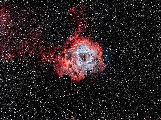 Wall Art - Photograph - Rosette Nebula #2 by Science Photo Library
