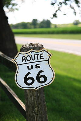 Route 66 Shield 2012 #3 by Frank Romeo Route 66 Shield 2012 #3 by Frank Romeo