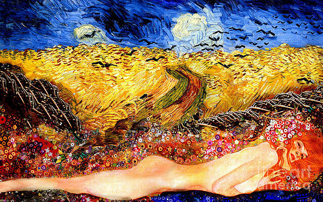 Serpent in wheatfield by Karine Percheron-Daniels Serpent in wheatfield by Karine Percheron-Daniels