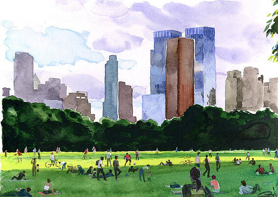 Sheep Meadow by Clifford Faust Sheep Meadow by Clifford Faust