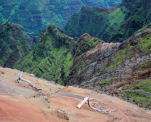 Wall Art - Photograph - Soil Erosion On The Sides Of A Canyon #2 by Science Photo Library