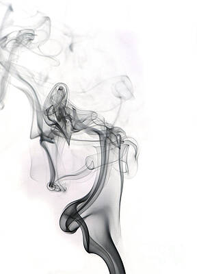 Wall Art - Photograph - Swirling Smoke #2 by Scott Camazine