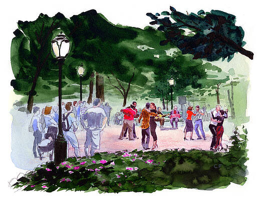 Tango Dancers by Clifford Faust Tango Dancers by Clifford Faust