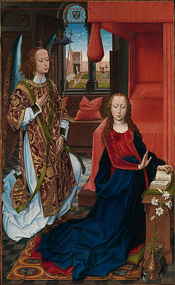 The Annunciation Print by Hans Memling