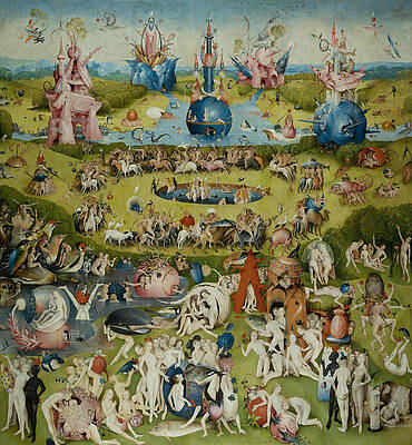 The Garden of Earthly Delights Print by Hieronymus Bosch