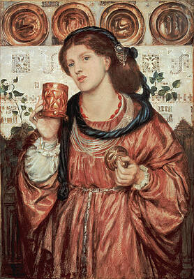 The Loving Cup Print by Dante Gabriel Rossetti