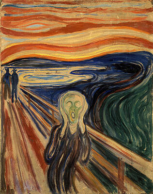 The Scream Print by Edvard Munch