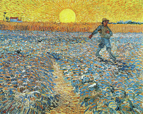 The sower Print by Vincent van Gogh