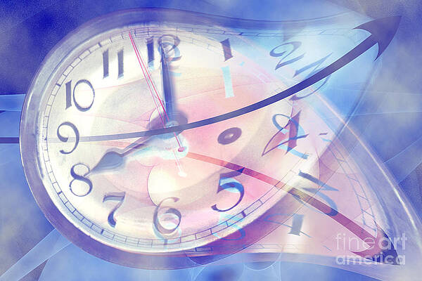 Wall Art - Photograph - Time Line Split In Two, Conceptual #2 by Carol and Mike Werner