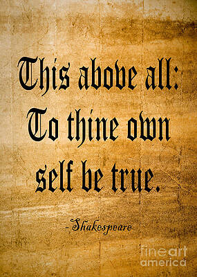 To Thine Own Self Be True by Roz Abellera To Thine Own Self Be True by Roz Abellera