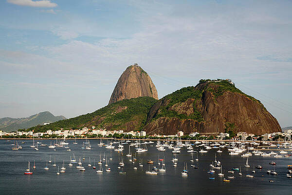 Wall Art - Photograph - View Of The Pao Acucar Or Sugar Loaf #2 by Yadid Levy