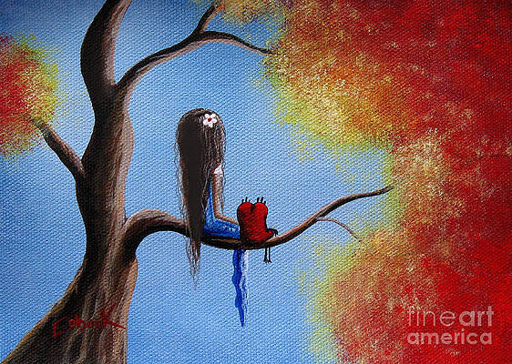 Wall Art - Painting - You Make My World A Better Place by Shawna Erback by Fairy and Fairytale