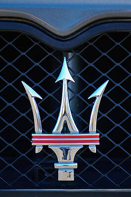 2005 Maserati GT Coupe Corsa Emblem by Jill Reger 2005 Maserati GT Coupe Corsa Emblem by Jill Reger