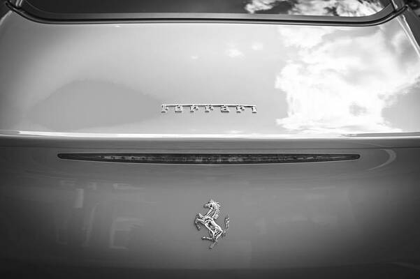 Wall Art - Photograph - 2013 Ferrari 458 Spider BW by Rich Franco