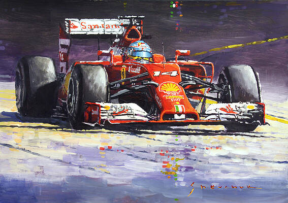 Fernando Alonso Art Fine - Art America Sale for