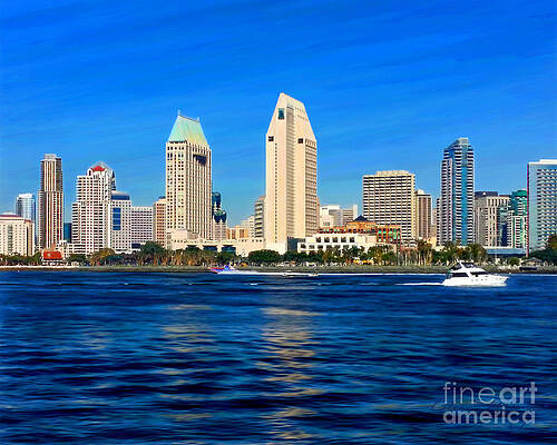 2014 San Diego Skyline by Glenn McNary 2014 San Diego Skyline by Glenn McNary
