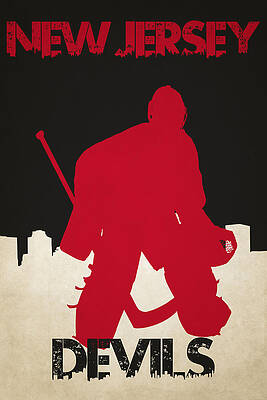 Cory Schneider new jersey devils oil art Mixed Media by Joe Hamilton - Fine  Art America