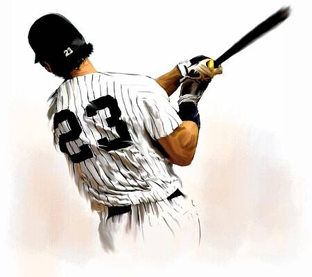 Wall Art - Painting - Don Mattingly 23  by Iconic Images Art Gallery David Pucciarelli