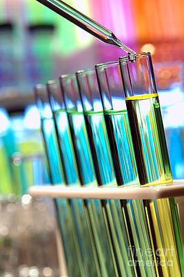 Wall Art - Photograph - Laboratory Experiment in Science Research Lab #23 by Science Research Lab