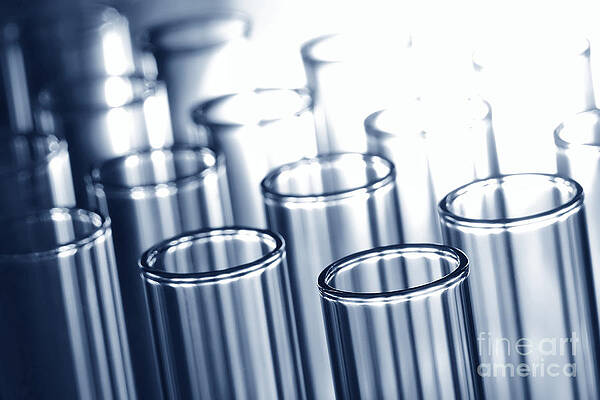 Wall Art - Photograph - Laboratory Test Tubes in Science Research Lab #25 by Science Research Lab