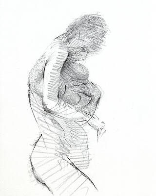 Wall Art - Drawing - Untitled #581 by Chris N Rohrbach