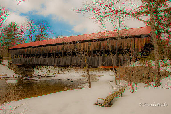 Wall Art - Photograph - Albany Covered Bridge New Hampshire #3 by Brenda Jacobs