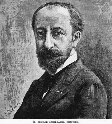 Camille Saint-Saens, Famous Composer Painting by Esoterica Art