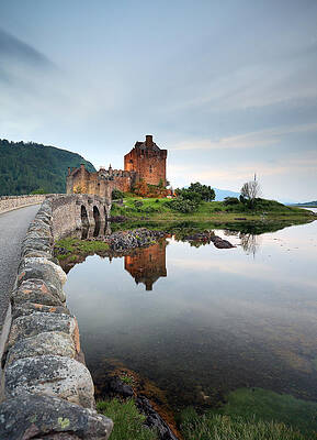 Reflection Wall Art featuring the photograph Eilean Donan Castle #2 by Grant Glendinning