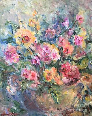 Floral Painting by Mary Wolf Floral Painting by Mary Wolf