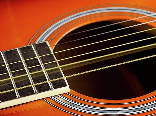 Wall Art - Photograph - Guitar Strings At Rest And Vibrating #3 by Science Photo Library