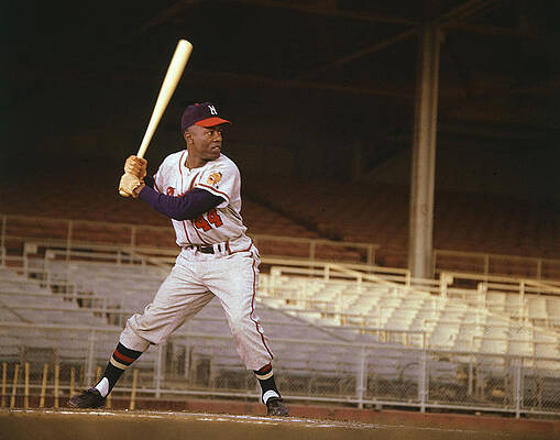 Wall Art - Photograph - Hank Aaron #3 by Retro Images Archive