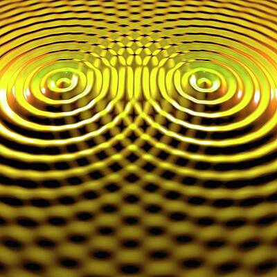 Wall Art - Photograph - Interference Patterns #3 by Science Photo Library