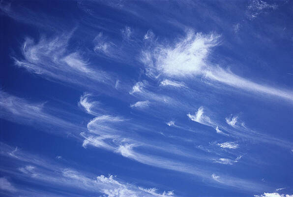Wall Art - Photograph - Mares Tail Cirrus Clouds #3 by A.b. Joyce