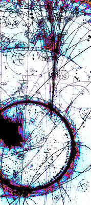 Wall Art - Photograph - Neutrino, Bubble Chamber Event #3 by Science Source