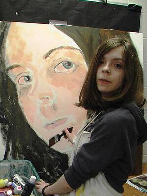 Self Portrait by Monica Withers