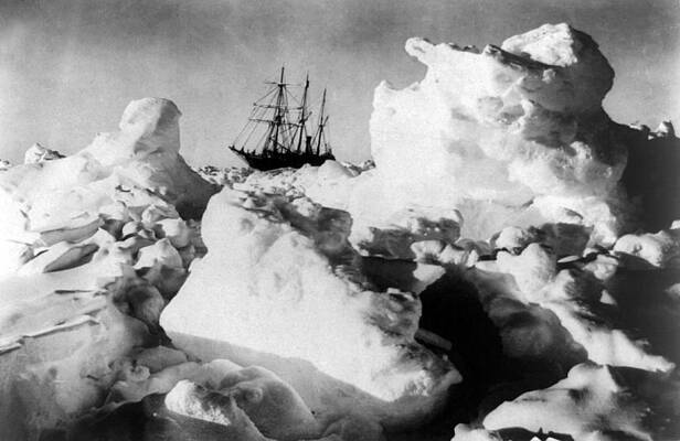 Wall Art - Photograph - Shackletons Endurance Trapped In Pack #3 by Science Source