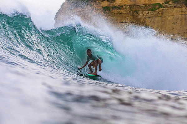 Wall Art - Photograph - Surfer On A Wave #3 by Konstantin Trubavin