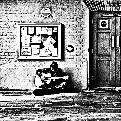 Wall Art - Photograph - The Busker 2 by Jason Roust