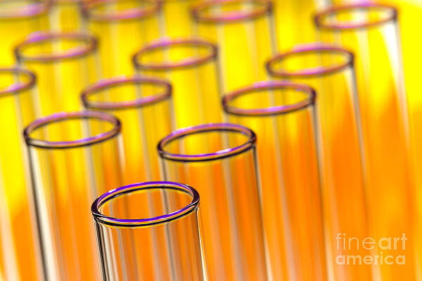 Wall Art - Photograph - Test Tubes in Science Research Lab #3 by Science Research Lab