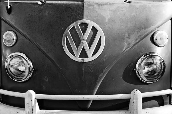 Volkswagen VW Bus Front Emblem by Jill Reger Volkswagen VW Bus Front Emblem by Jill Reger