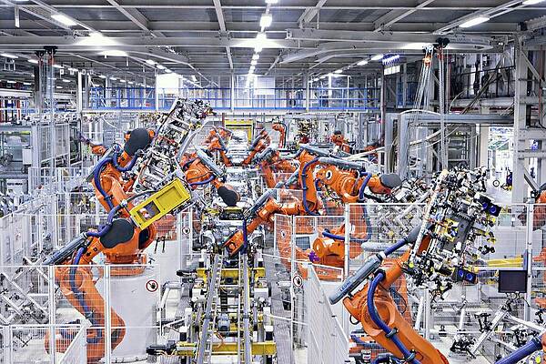 Wall Art - Photograph - Mini Car Factory by Lewis Houghton/science Photo Library