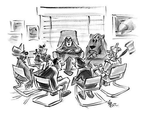 Wall Art - Drawing - New Yorker August 4th, 2008 by Lee Lorenz
