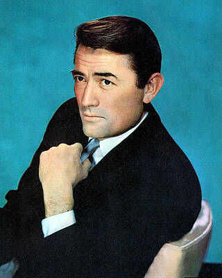 Wall Art - Photograph - Gregory Peck #33 by Silver Screen
