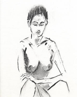 Wall Art - Drawing - Untitled #452 by Chris N Rohrbach