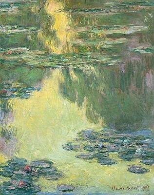 Water Lilies Print by Claude Monet
